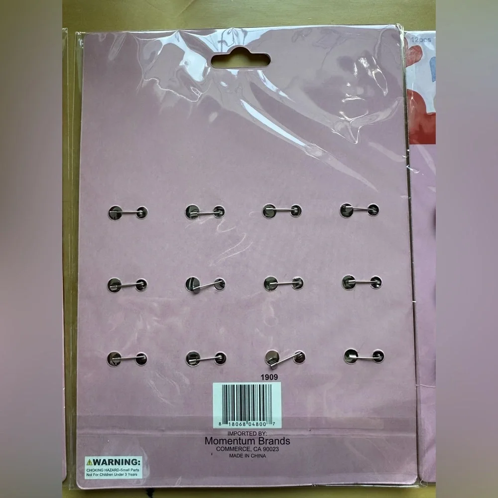 💞 Valentine Mini Buttons, 3 sets of 12 buttons, NWT